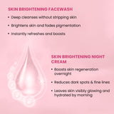 Skin brightening Night Cream + Skin Brightning Face Wash