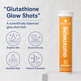 Skinovate Glutathione Glow Shots – Orange Flavour Skin Brightening | Detox | Antioxidant Support Pack Size: 2 x 15 Effervescent Tablets