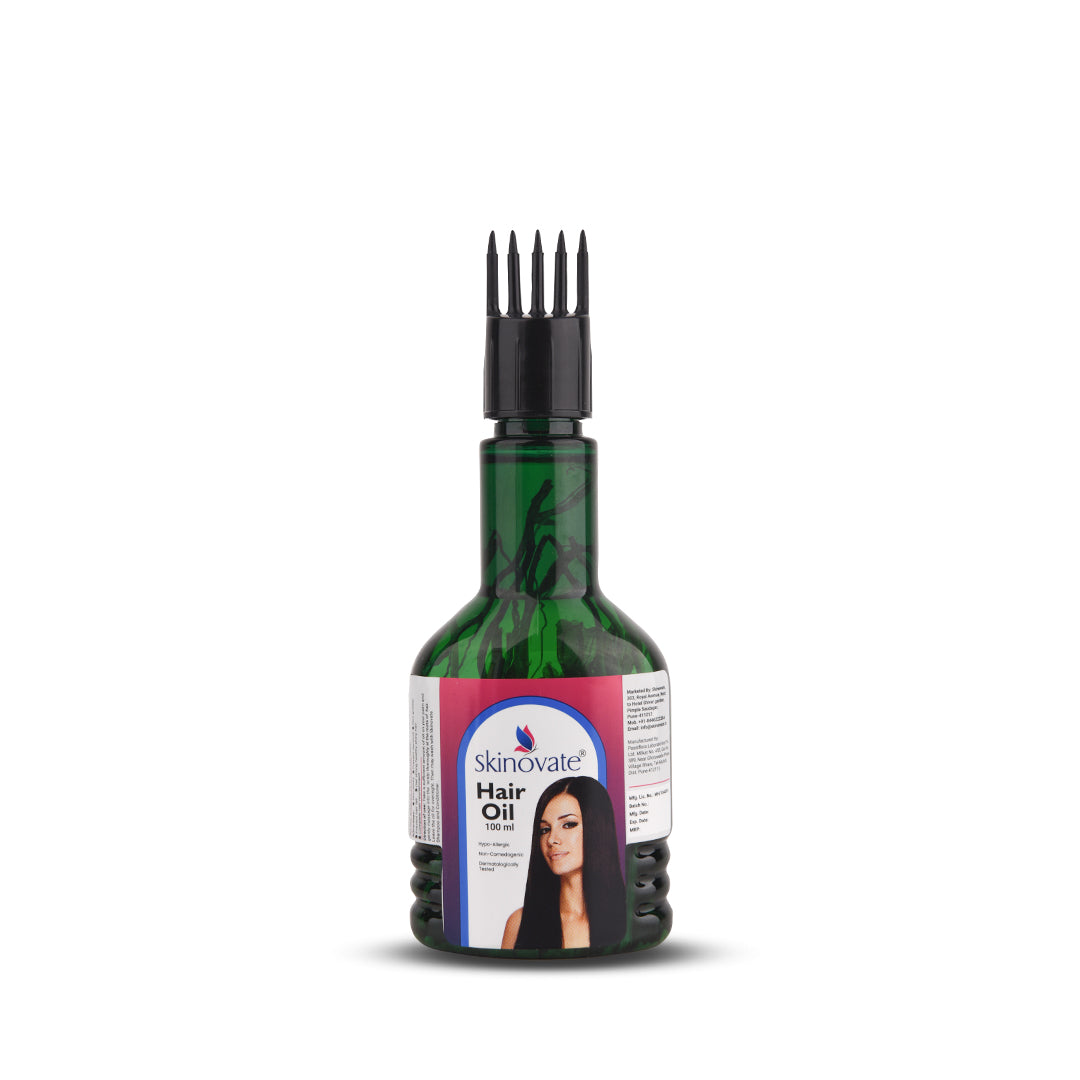Skinovate Hair Oil | Dermatologically Tested | Promotes Hair Growth